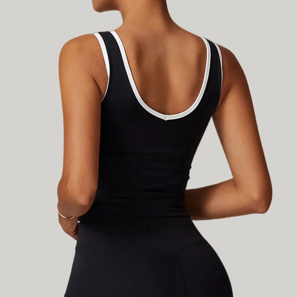Women Sexy Sports Bra Underwear Fitness High Elasticity Deep U-Shaped Yoga Vest Gym Running Workout Fast Dry Bras Athletic Wear