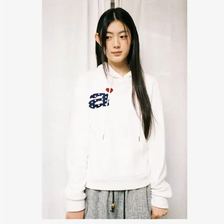 

Korean Preppy Style Letter A Love Pullover Hoodie Women Autumn Winter Loose Sweatshirt Casual Commuter Hooded Coat Y2k Top
