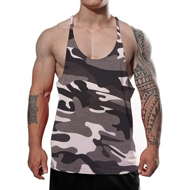 

2025 Summer New Vest Sports Top Men's Fitness Vest Running Shirt Sports Sleeveless T-Shirt Jacket