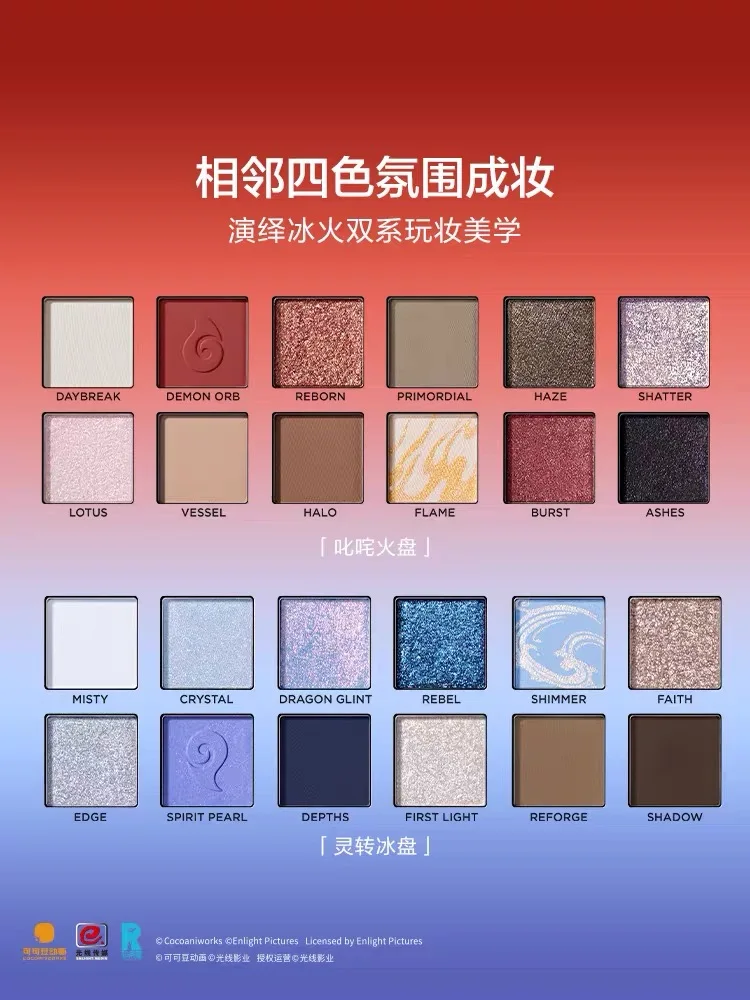 Perfect Diary 12 Color Eyeshadow Plate Blue Earth Color Matte Pearl Eyeshadow Highlight Waterproof Makeup
