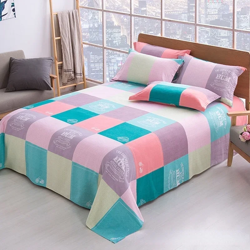 3PCS/Set Bed Sheets Pillowcase Sheet Set  Bed Cover Fitted Sheets for Bed Thick Breathable Bedroom Comfortable Brushed Sheets