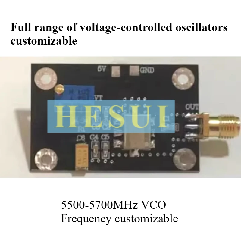 VCO voltage controlled oscillator 5.5-5.7G point frequency output signal source