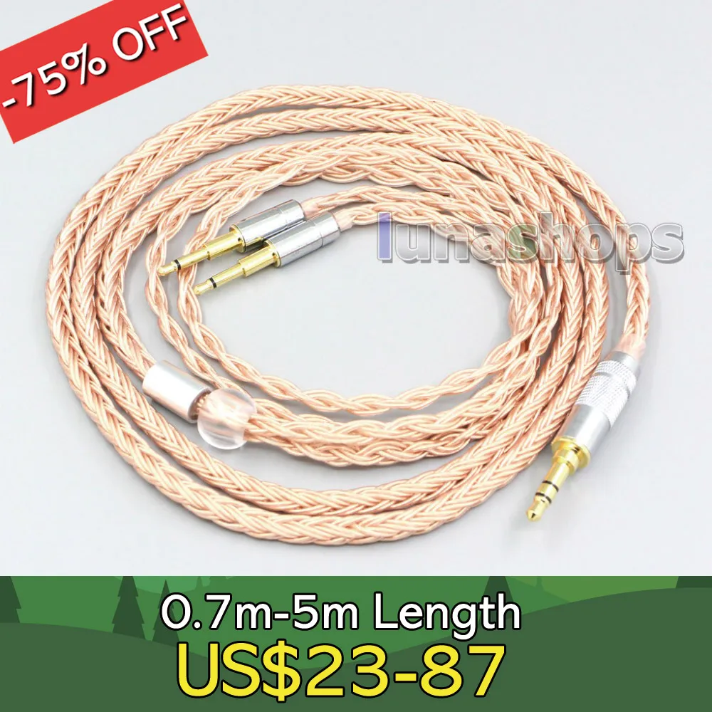 

16 Core 99% 7N OCC Earphone Cable For Sennheiser HD477 HD497 HD212 PRO EH250 EH350 Headphone 2.5mm pin LN006759