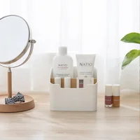 Plastic Desktop Storage Box for Remote Controls Tissues Cosmetics Office Supplies Living Room Organization 6