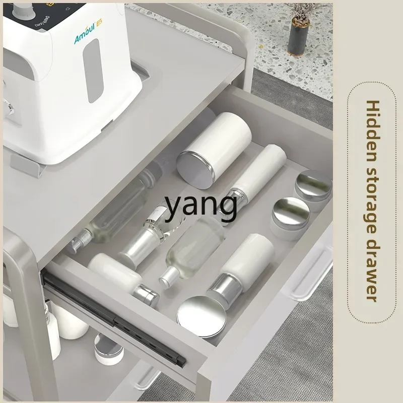 yjq Carrello di bellezza, attrezzatura speciale per salone di bellezza extra, carrello Carrello per attrezzi per manicure SPA