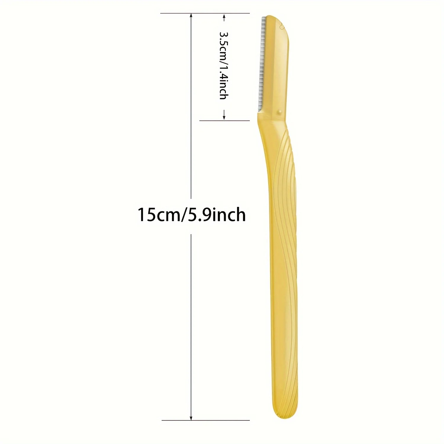 Women's Dermaplaning Tool, Peach Skin Hair Remover, Facial Hair Removal, Exfoliating Facial Razor, with Micro-Protective Blades, for Safe Eyebrow Shaping, Includes Blade Cover, Multicolor
