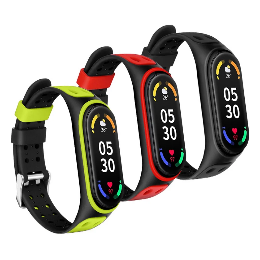 Breathable Strap For Xiaomi Mi Band 7/6/5 bracelets Watchbands Replacement Wrist Bracelet For miband 3 4 Smartwatch Accessories