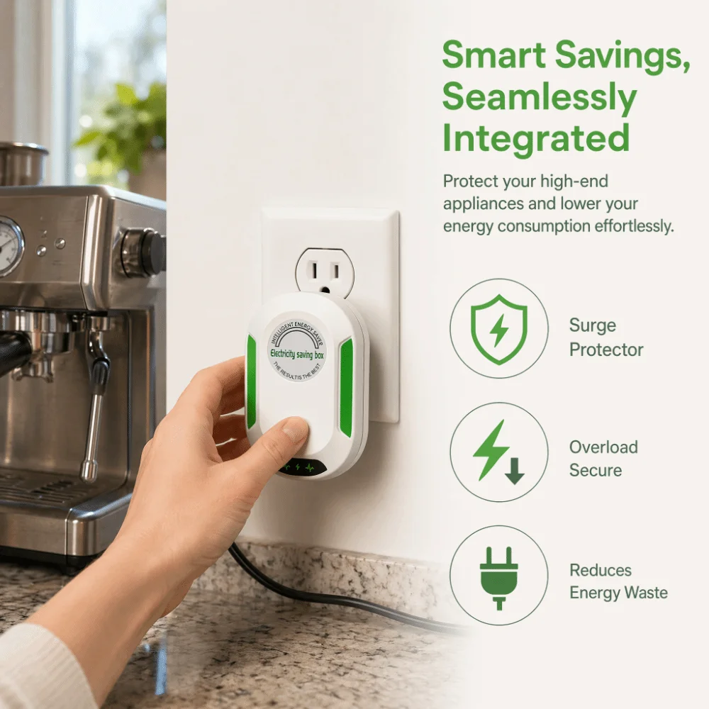 US/EU/UK Adapter Electricity Saving Box Stable Performance Power Save Electric Energy Saver Smart Saver Cost Reducing