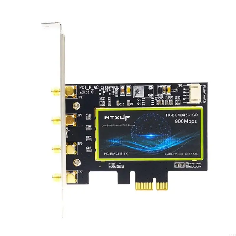 N84B BCM94331CD Adattatore WiFi Wifi Dual Band PCIE 1x Scheda rete PC desktop Desktop