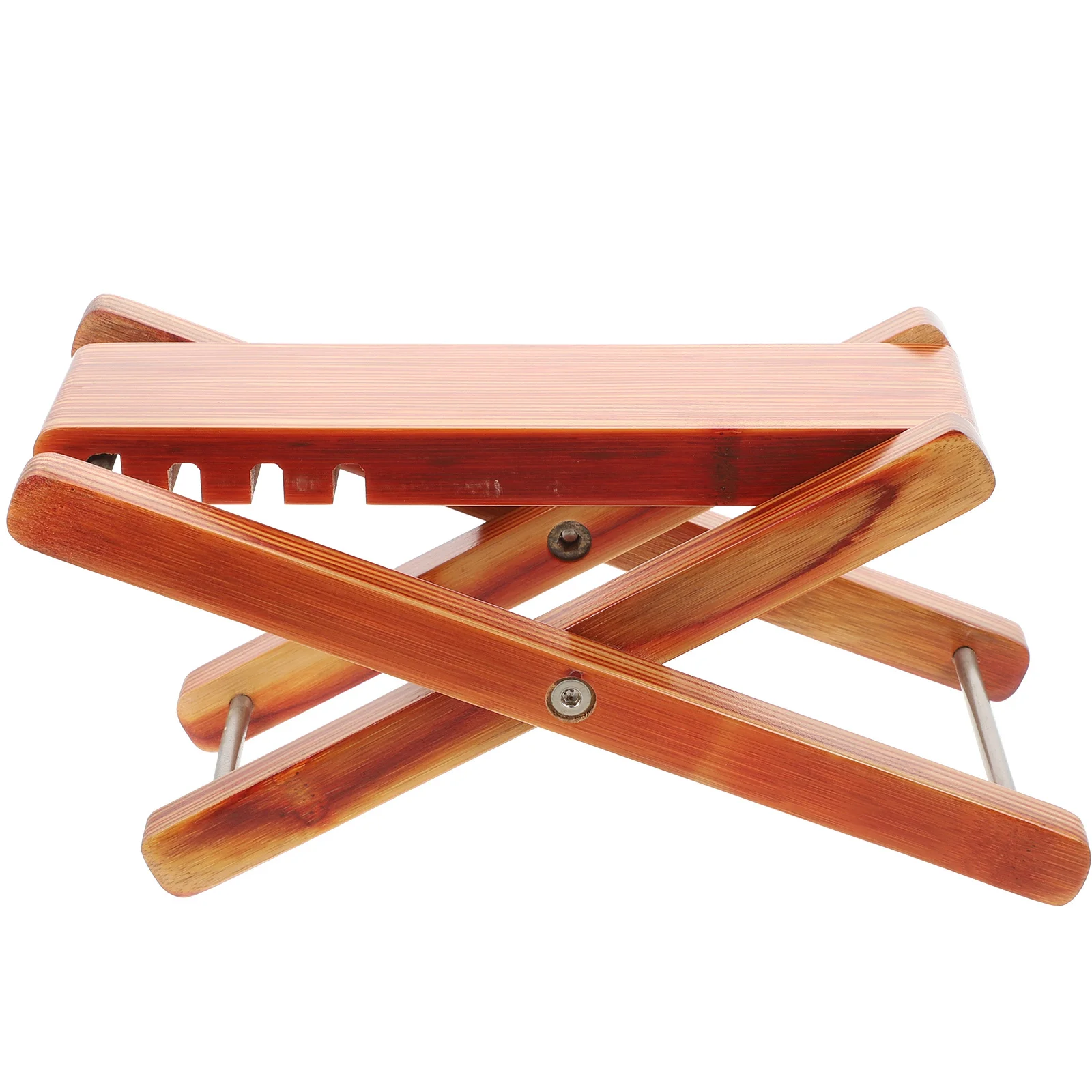 

Durable Bamboo Pedicure Stool Non-Slip Design Pedicure Foot Rest Easy to Use for Home Salon Training Support Guitar Tool