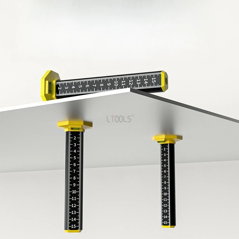 Light Steel Keel Leveling Tool Ceiling Leveling Special Ruler Height Gauge Spirit Level Gradienter Magnetic Wall Floor Tiling