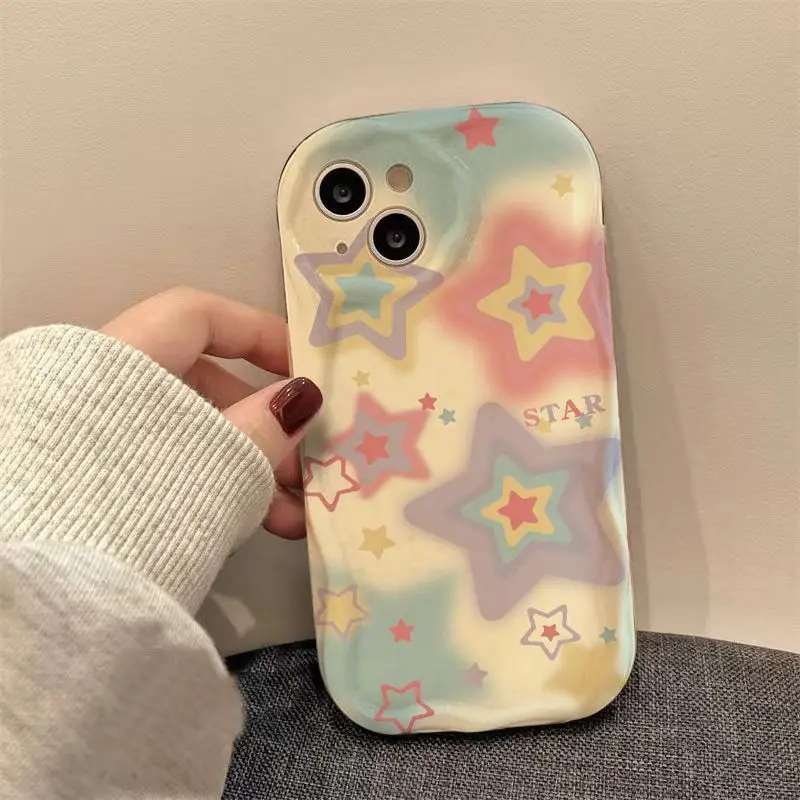 Gradient Stars Phone Case For Samsung Galaxy S23 Ultra S20 FE S21 Plus A05 A10 A11 J7 J2 Prime G530 Soft Silicone Cover