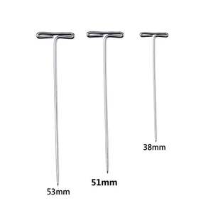 50pcs tピン針縫製ピンキルティングピンブロック編み物の編み物針細工のための編み物 10ベストセールスクロシュピン-2