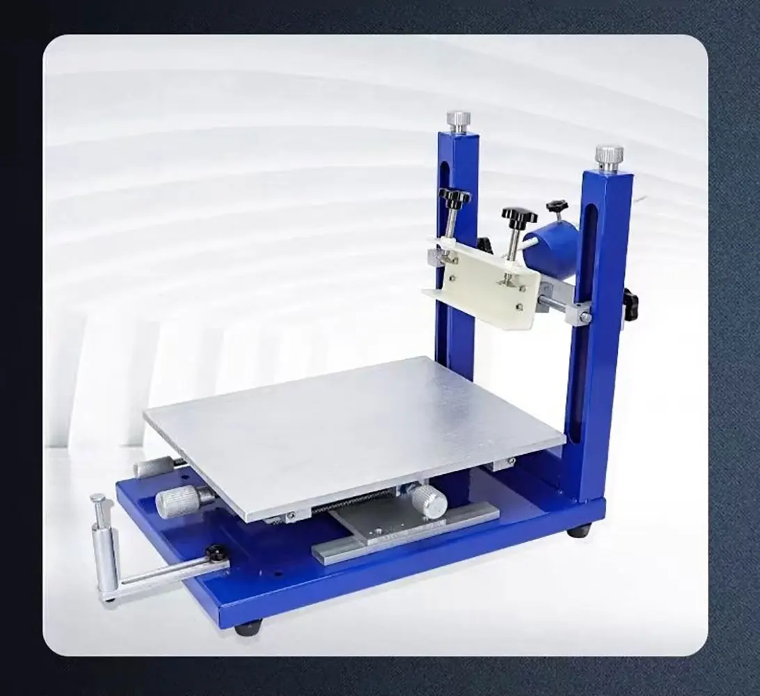 High precision manual silk printing table SMT solder paste hand printing table Screen printing machine Screen printing machine H