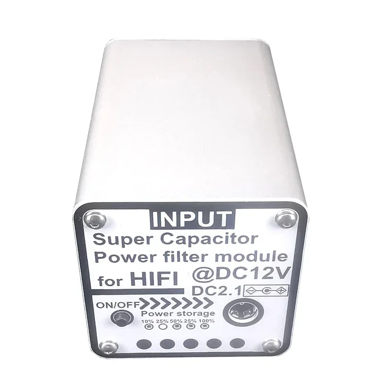Novo filtro de potência 12v 5v 9v dc2.1 super farad capacitor filtragem para equipamentos de áudio e vídeo hifi amplificador dac