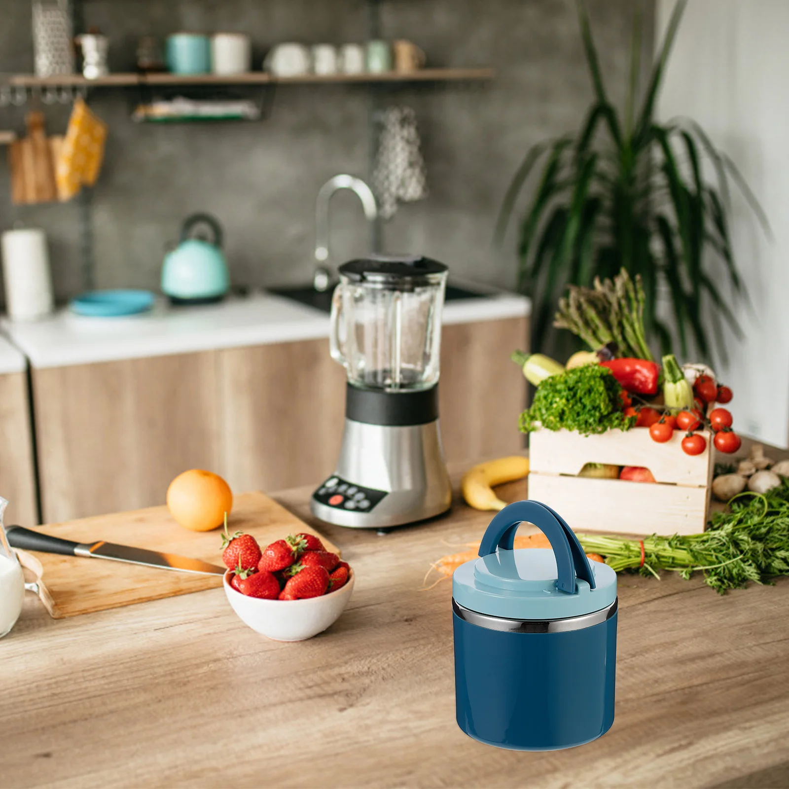 

1Pcs Breakfast Cup Portable Soup Container 630ml Leakproof Lid Stainless Steel Inner Tank Heat Preservation Outdoor