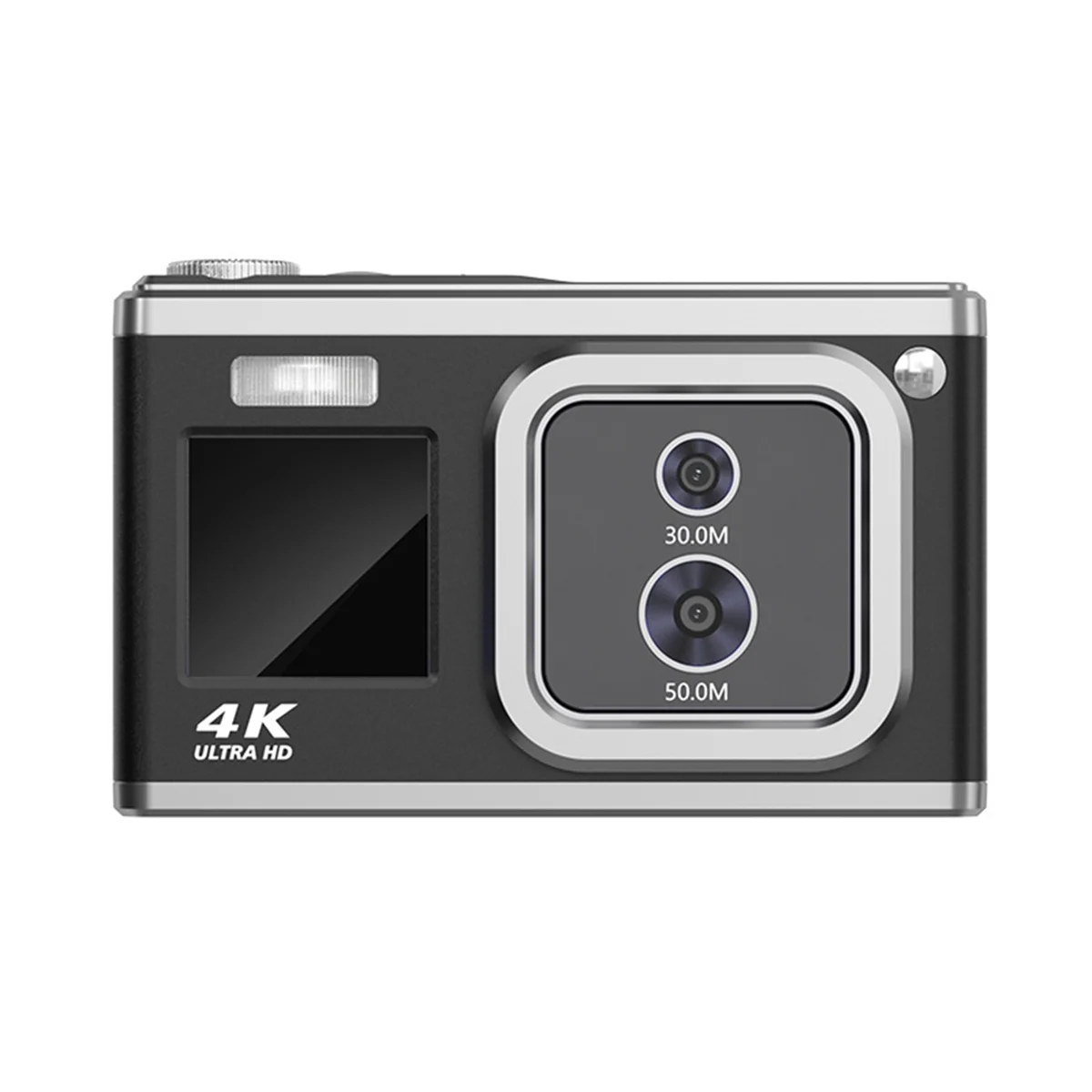 オートフォーカス-デジタルカメラズーム付きビデオカメラ黒写真学生向けギフト288インチ4k50mp