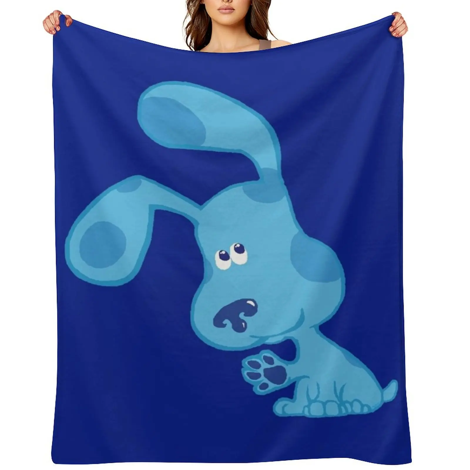 

Blue puppy Throw Blanket Flannels Blankets For Bed Luxury St Large Blankets