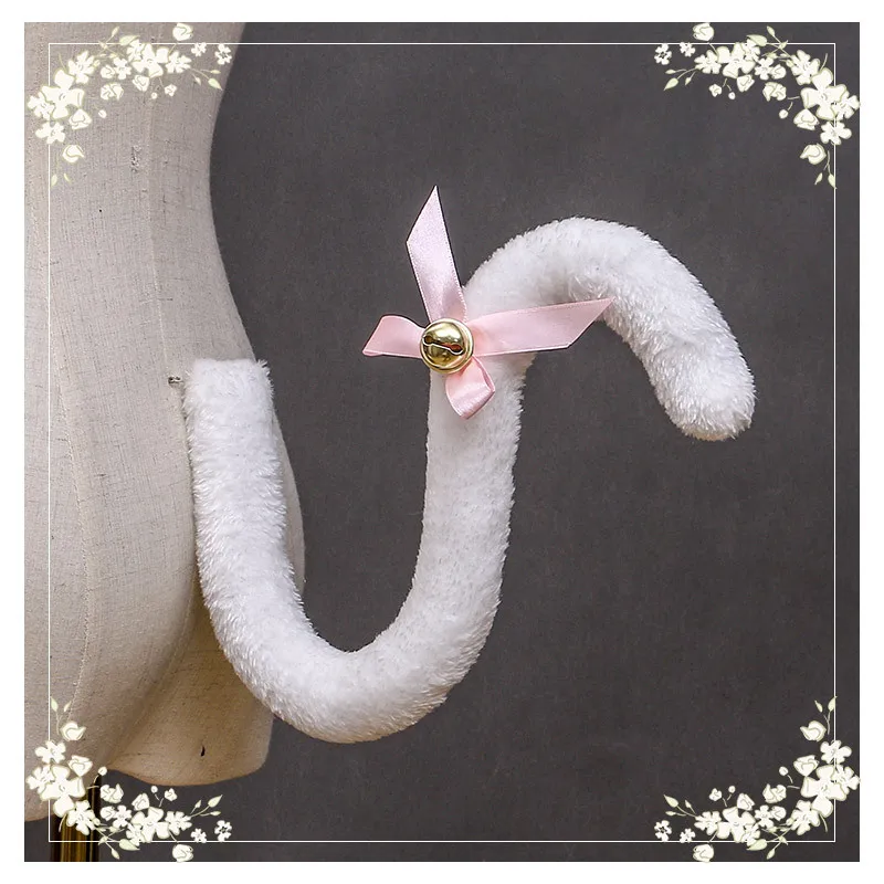 Niedlicher Katzenschwanz Cosplay Anime Kawaii Tier Halloween Party Kostüm Zubehör Kätzchen Weihnachten Damenmädchen Schwanz Freundinnen Geschenke – Detail 7