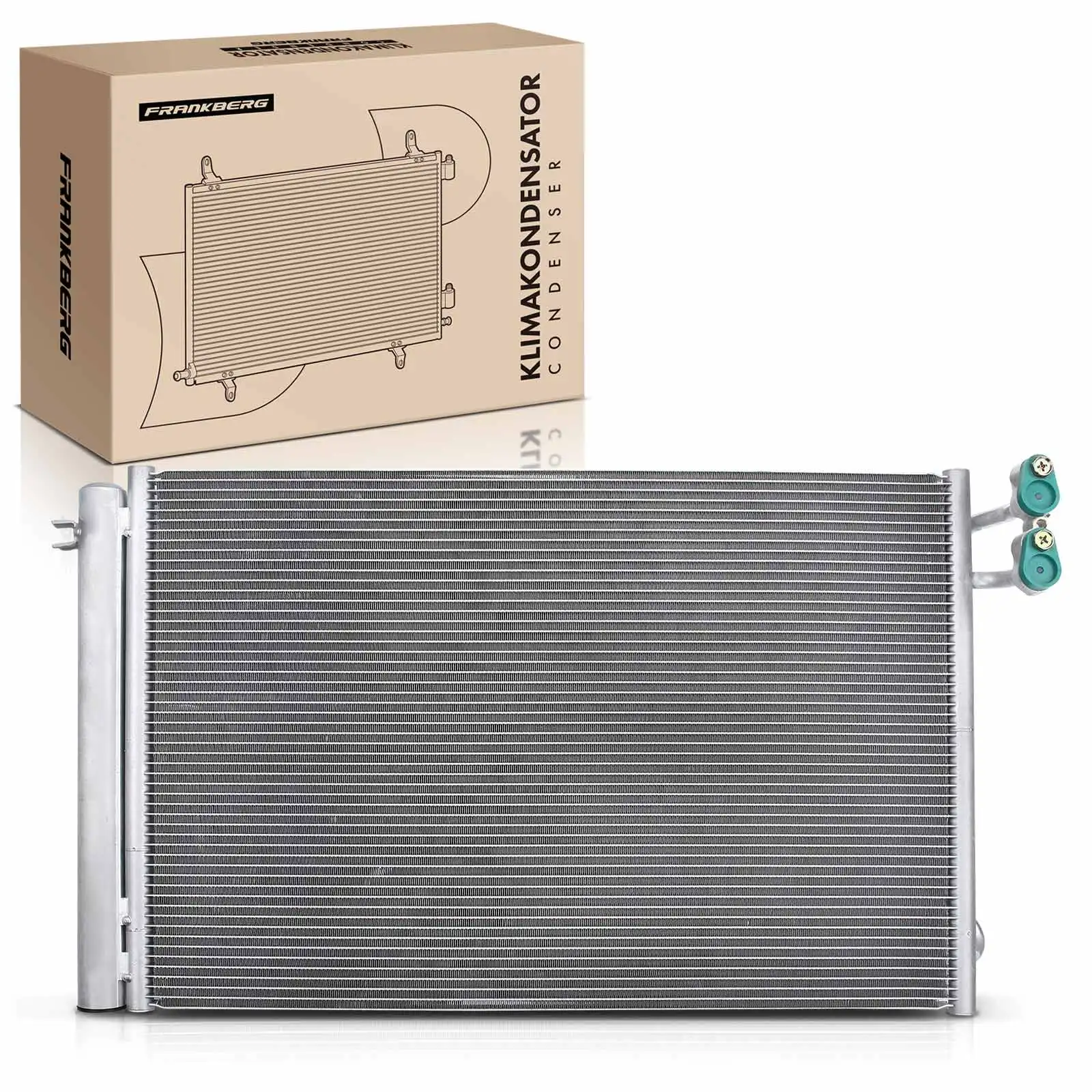 Frankberg 1x condensator airco voor BMW 1 Serie E81 E87 3 Serie E90 E91 E84 E89 2.0L 3.0L CN3443PFXC 64539206300 64536930040