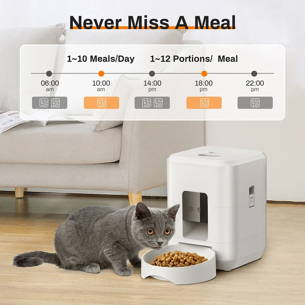 Smart WiFi Cat Dog Feeder 6