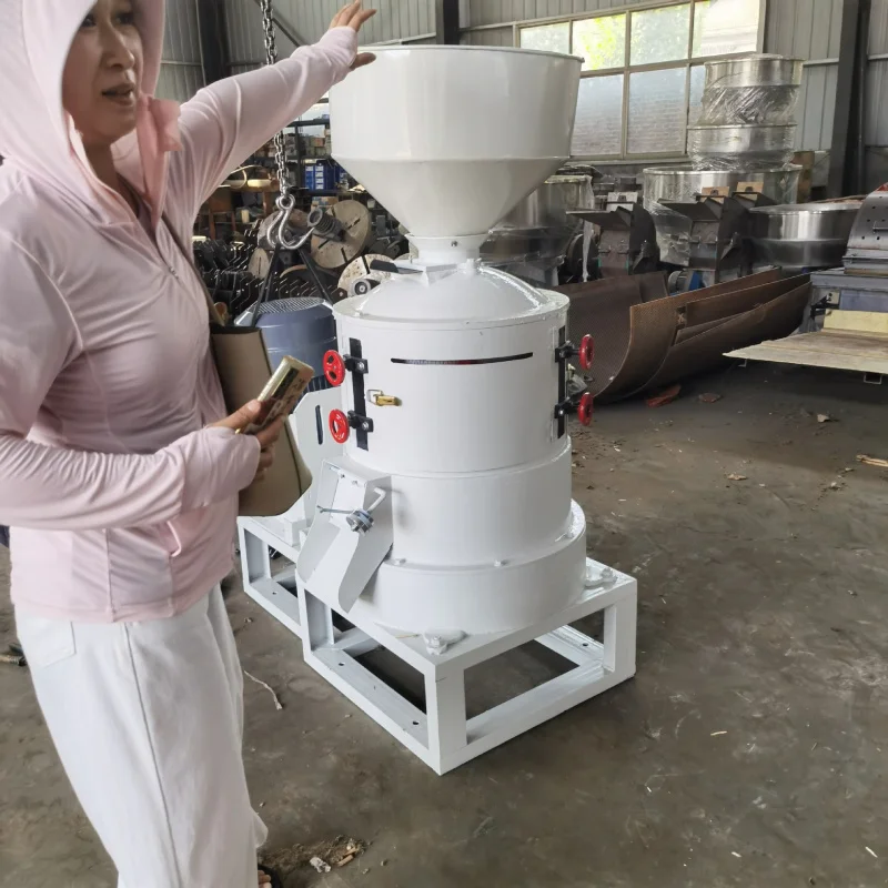 

Vertical Sand Roller Wheat Soybean Milling Machine with Custom Shipping Sorghum Buckwheat Peeling Functionality