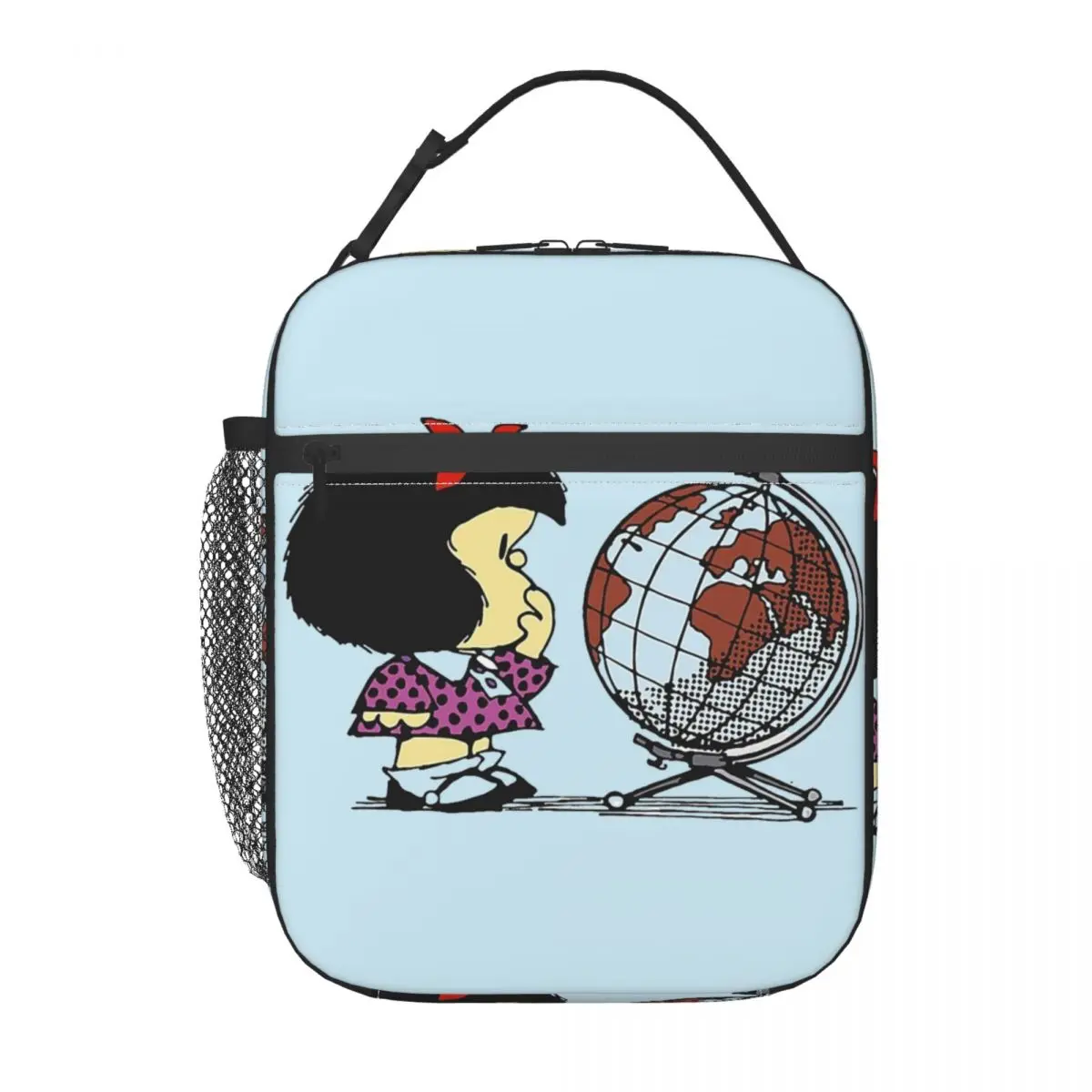 Mafalda En Zorg Voor De Wereld Thermisch Geïsoleerde Lunchtas Voor Werk Draagbare Voedselzak Koeler Thermische Lunchboxen