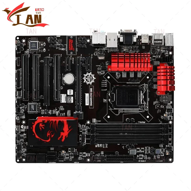 

For MSI B85-G43 GAMING Motherboard 32GB LGA 1150 DDR3 ATX B85 Mainboard 100% Tested Fast Ship TT