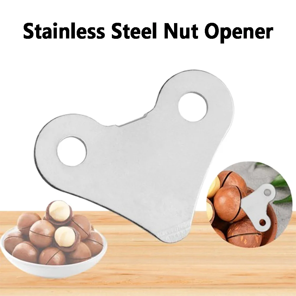 20Piece Mini Fruit Opener Dried Key Macadamia Nuts Label Pecan Opening Tool Iron Accessories Hand Held
