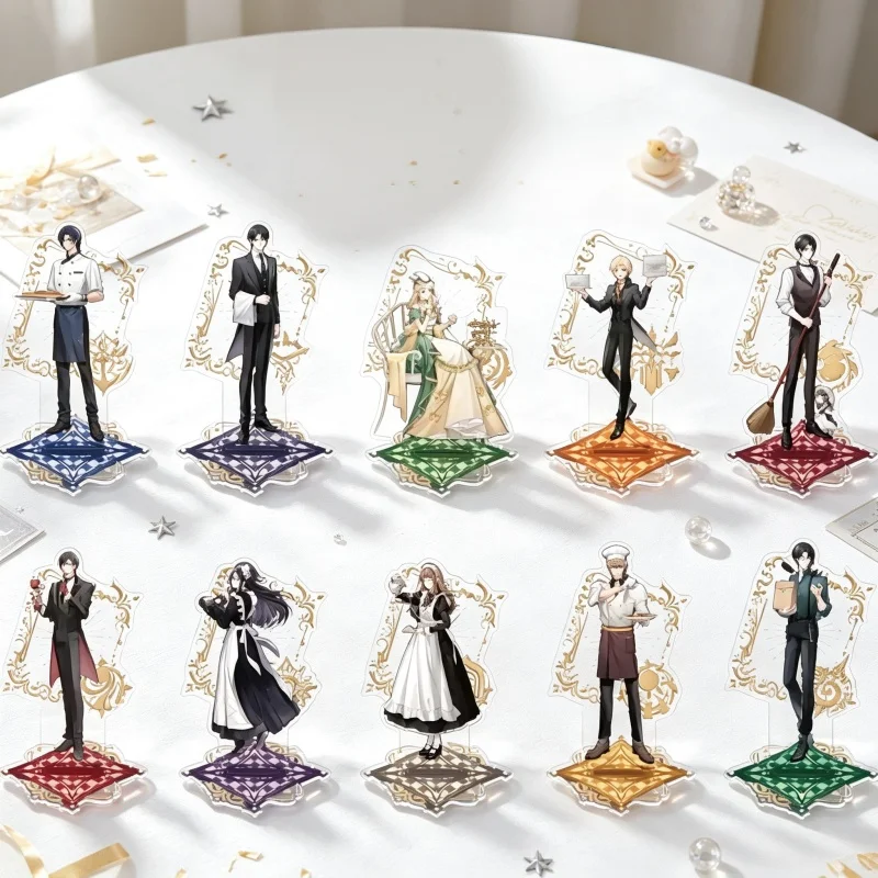 Acrylic Stand Model Plate Keychain Lord of Mysteries Anime 15CM Klein Moretti/Audrey Hall/Alger Wilson Gifts Toys Room Decorat