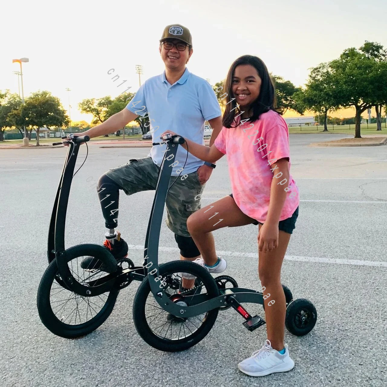 No Seat Semi Bike Portable 20 Inch Sports Bike Fitness Folding Sports Stand Up