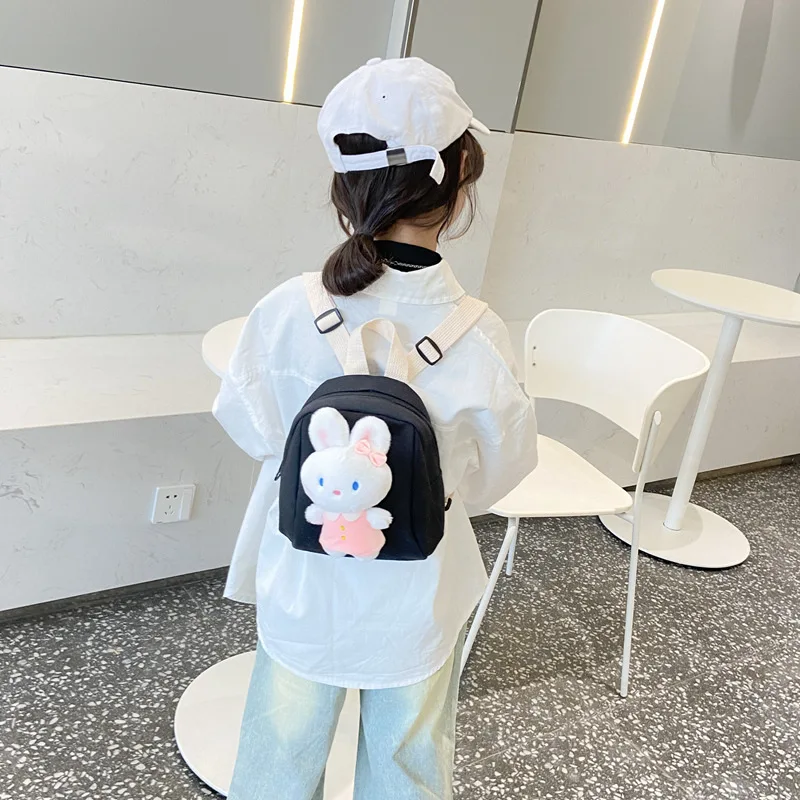 Sacs à dos de lapin de dessin animé pour enfants, mini sac à dos mignon pour bébé, sac d\'école pour écoliers de maternelle, sacs décontractés