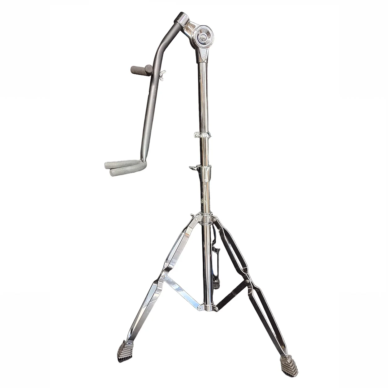 Foldable Nickel Plated Metal Vertical Instrument Stand Portable
