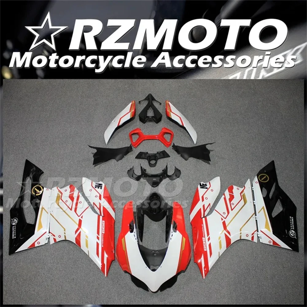 Injection New ABS Motorcycle Fairings Kit Fit for Ducati 899 1199 Panigale s 2012 2013 2014 12 13 14 Bodywork set Red White