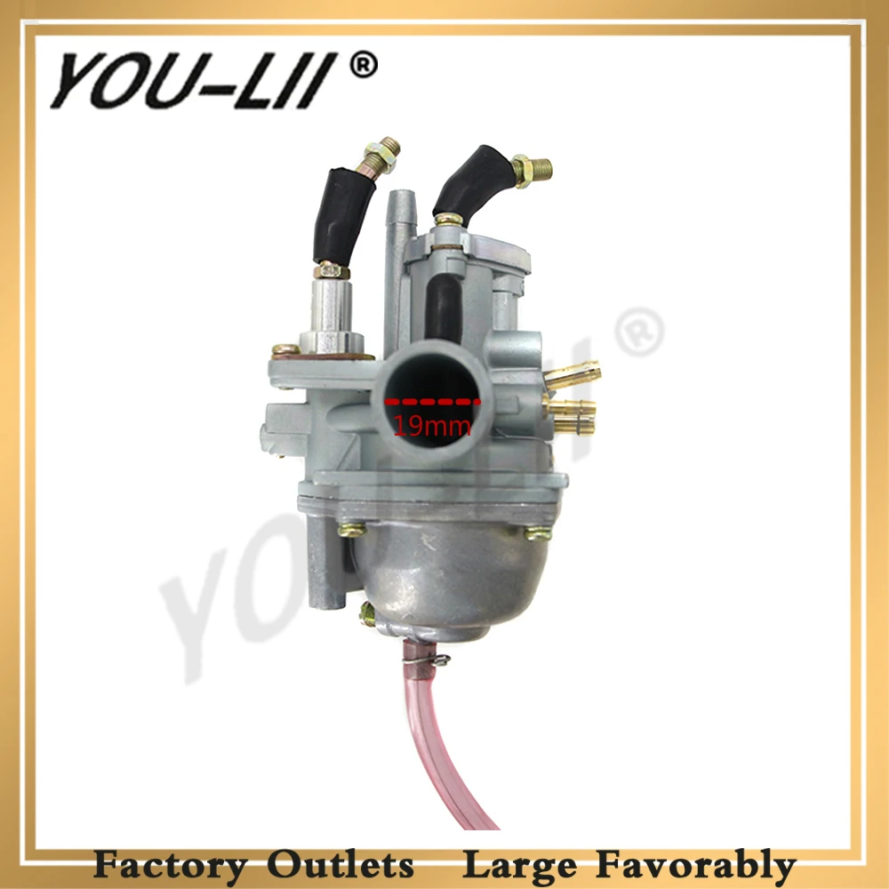 YOULII Carburetor (manual choke) Scooter Polaris Sportsman Predator JOG 90 4DM BWS100