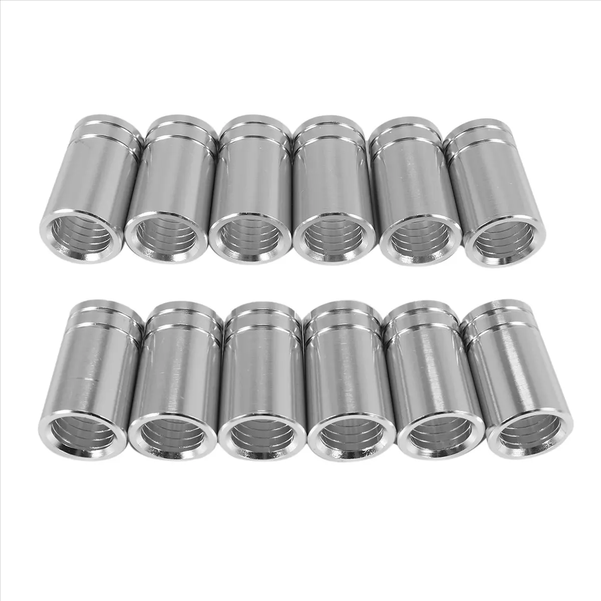 IN-A652U!12Pcs/Pack Golf Ferrules .370 Aluminum for Irons Shafts Golf Club Accessories