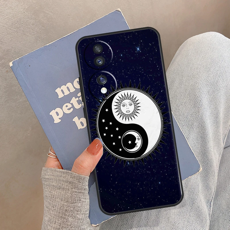 حافظة SUN AND MOON Mystic Zodiac لهاتف Honor Magic 8 Pro 5 6 7 Lite لهاتف Honor 200 400 90 70 50 X8a X8b X9a X9b X9c #6