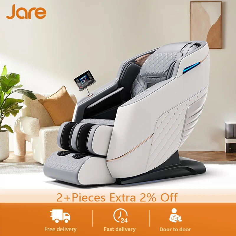 

Jare 6606T massage chair Electric Massage Chair Zero Gravity Intelligent Full Body massage chair with free shipping