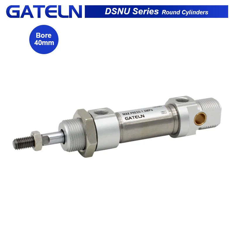 DSNU40 round mini stainless steel air pneumatic cylinder DSNU-40-125-P-A DSNU40-25-PPV-A