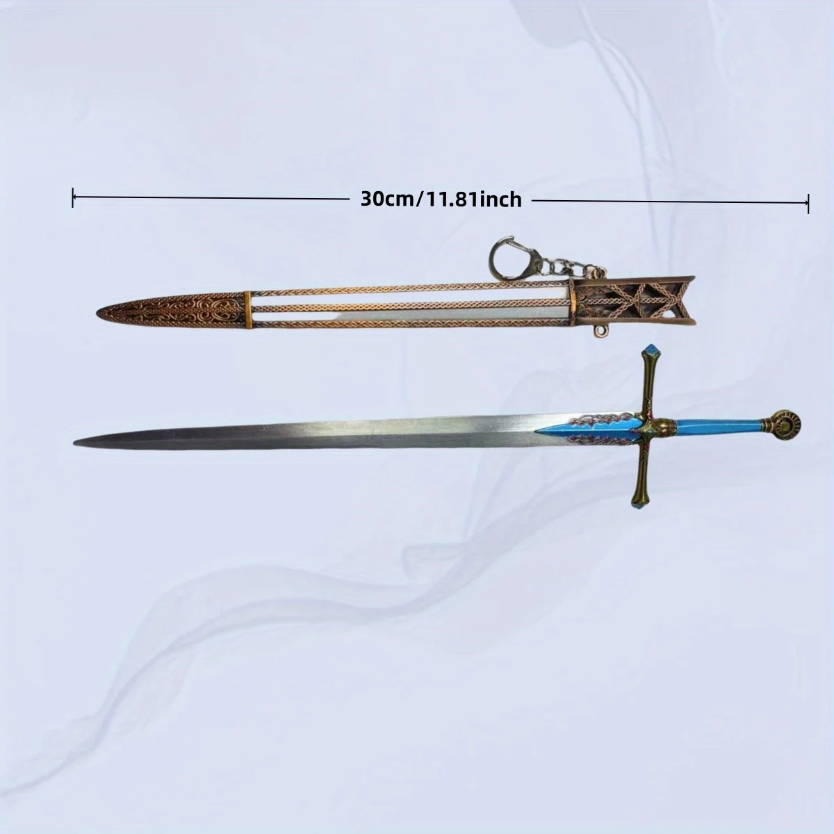 11.8 pollici Elden Carian Spada del Cavaliere Metallo Katana Spada Originale Samurai Sabre Katana Ninja Coltello Accessori Cosplay Prop Giocattolo