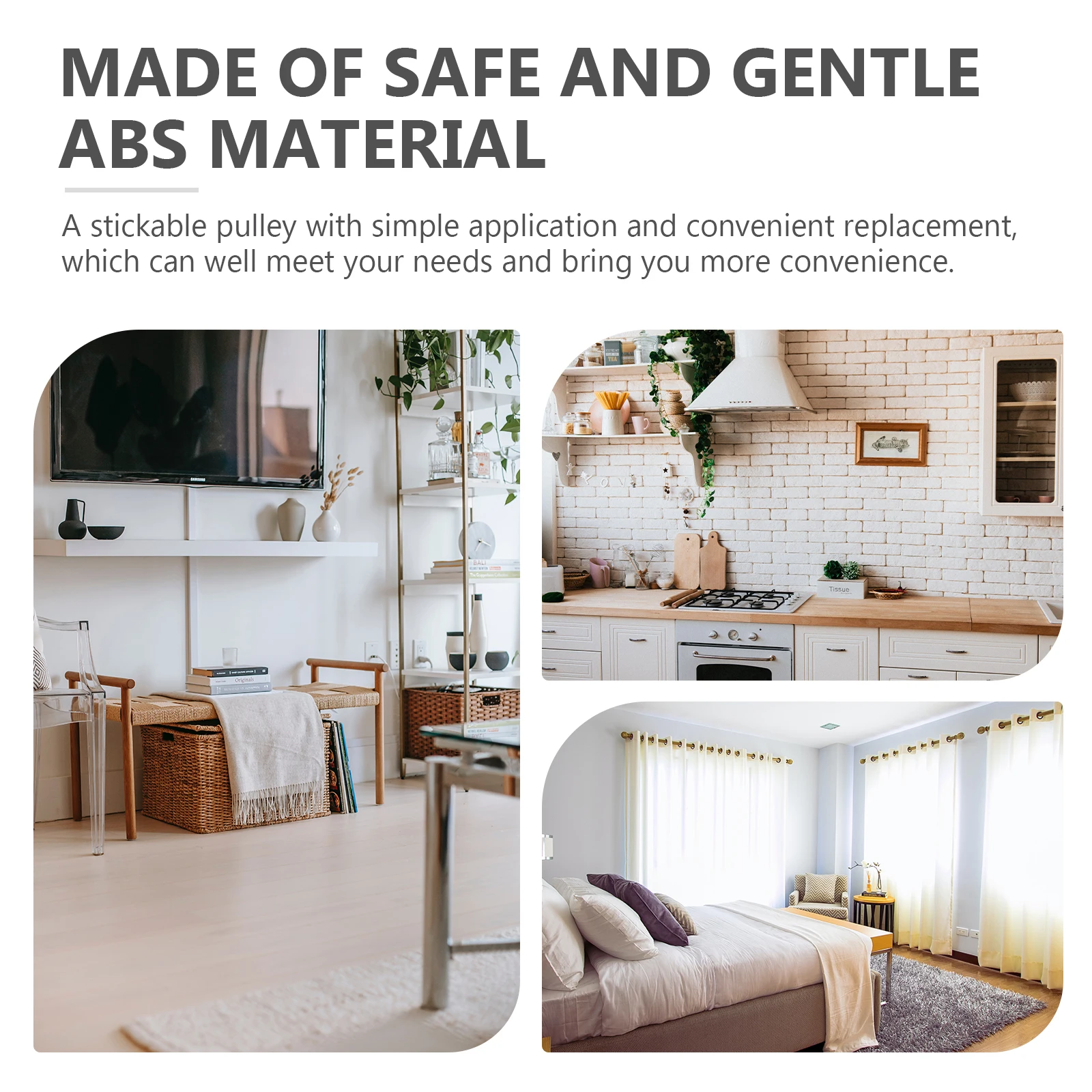 

12pcs Duty Self Adhesive Casters Smooth Silent Wheel ABS Material Sticky Box Caster Storage Boxes Furniture Legs