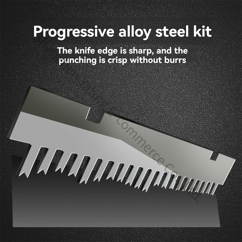 10-Hole Comb Binding Machine Clip Contract Bid Punching Machine Office File Cover Square Hole Certificate Binding Machine