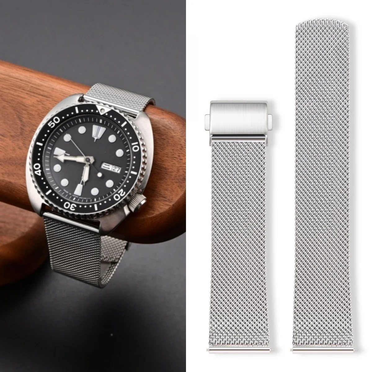 20mm 22mm Universal Quick Release Stainless Steel Milanese Mesh Watch Strap For Omega Tissot Rolex watchband Bracelet Wristband