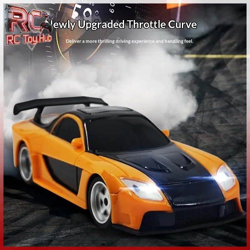 1/43 Mini Small Drift Full Scale Electric Rc Remote Control Car Model Desktop Toy For Boys Kids Collectible Hobby Rc Vehicle Gif