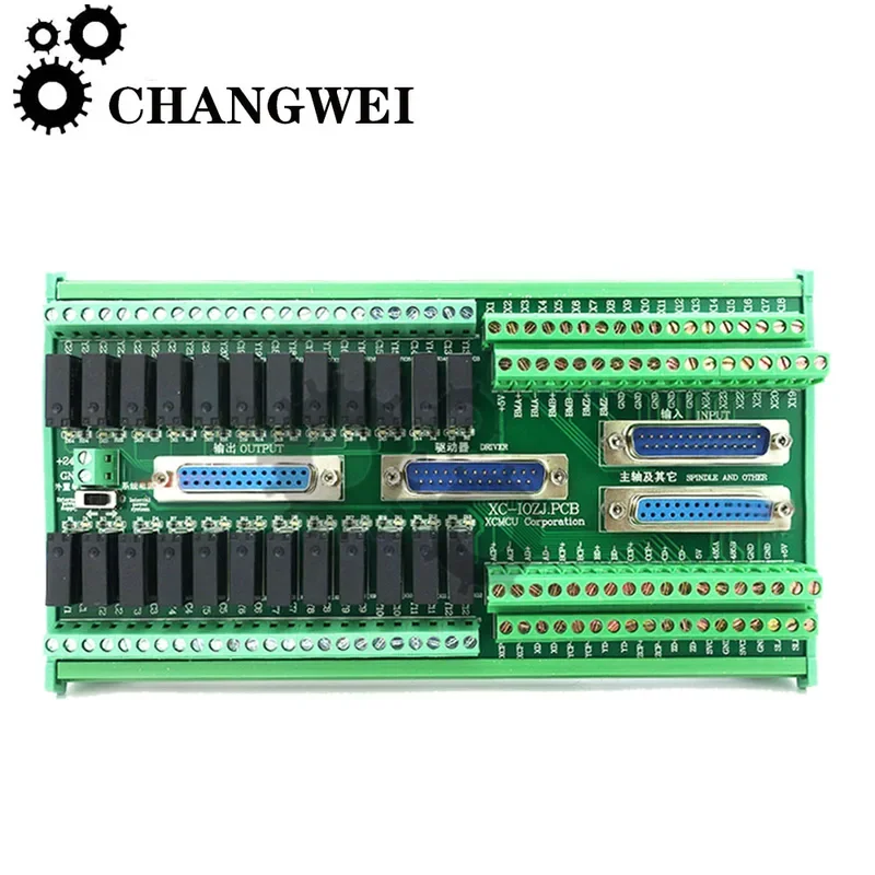 Integrated Adapter Io Board With 4Pcs Db25 Parallel Port Cable For Xc609M Xc709M Xc809M Xc609D Xc709D Xc809D Xc609T Xc809T