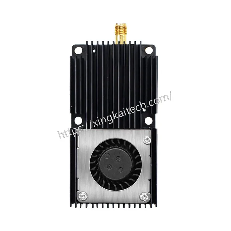 1700-2000mHz 10W 80CH VTX Transmitter for FPV Racing Drone with Mode Built-in Fan Adjustable High Power Video Transmitter