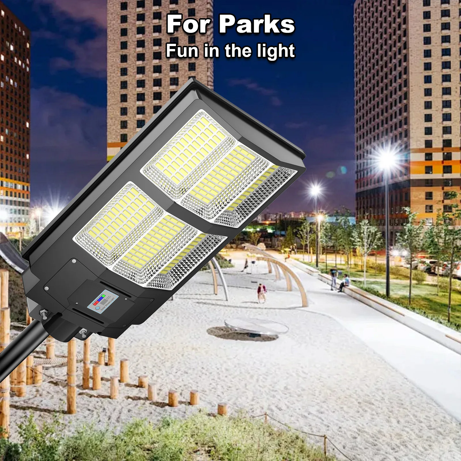 Solar street light, brighten the future, save energy, IP65 waterproof and dustproof design