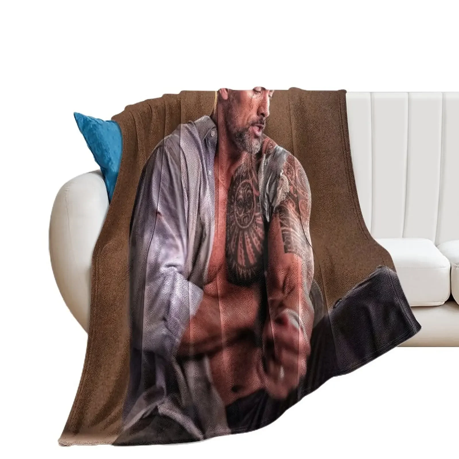 

dwayne johnson Throw Blanket Blankets For Sofas Fashion Sofas Hairys Blankets