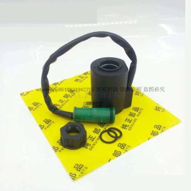 For VOLVO EC210/240/290B solenoid valve coil swing safety lock first conductive excavator accessories