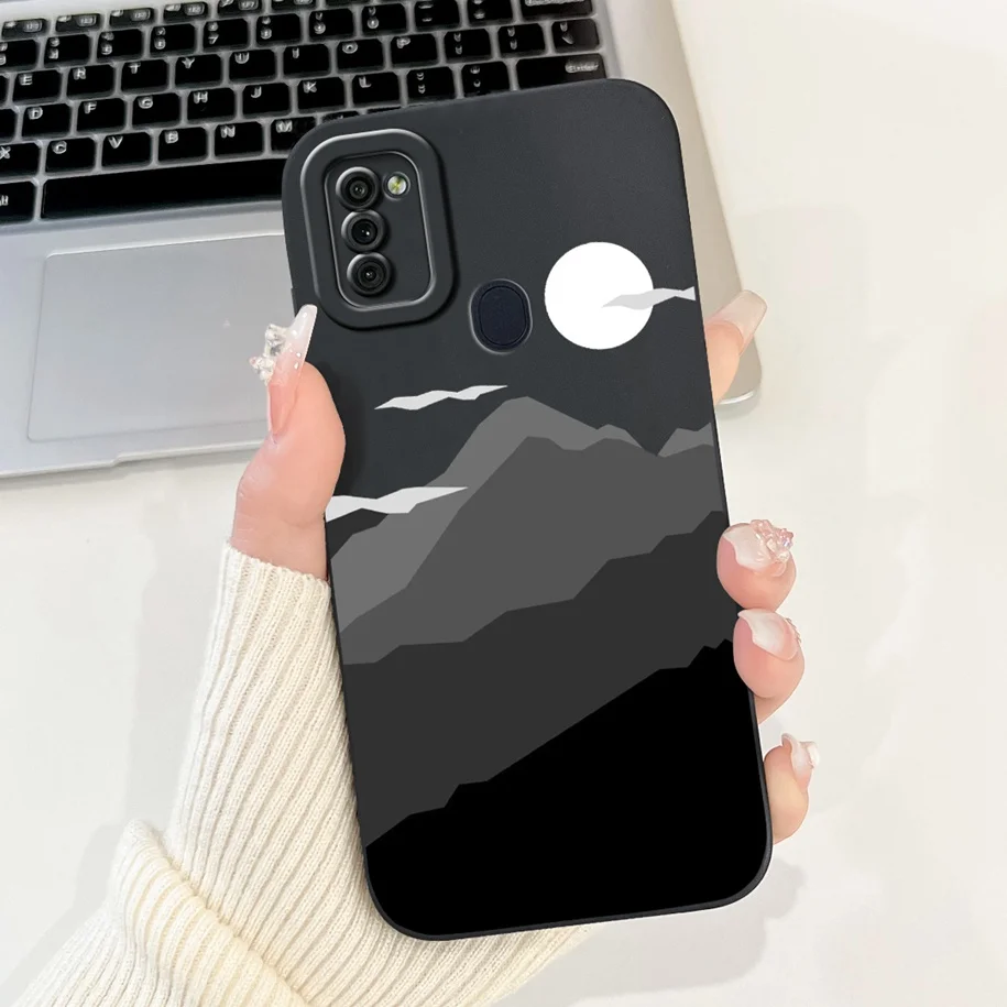 For Samsung Galaxy A11 Case SM-A115F Fashion Flower Square Silicone Soft Back Cover on Samsung A11 M11 GalaxyA11 Funda A 11 Capa image 6